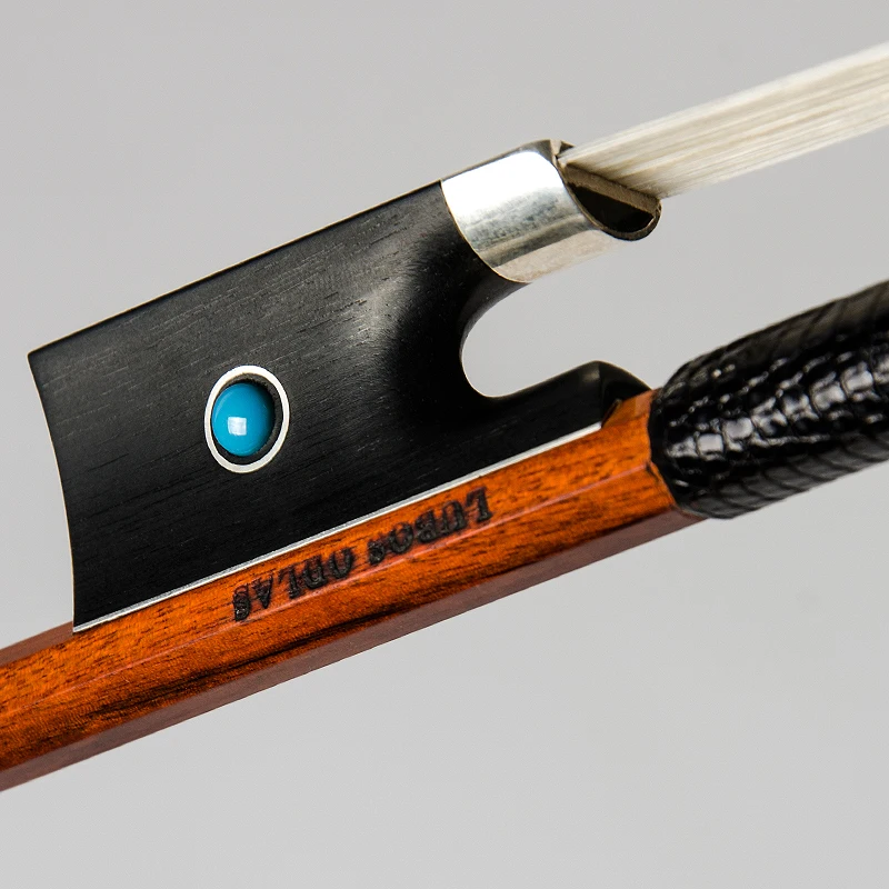 European original imported professional violin master piano bow embedded blue violin bow 4/4
