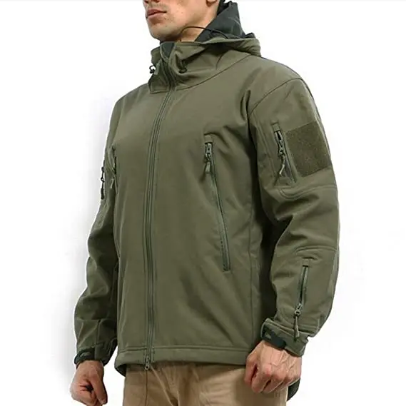 Модная мужская уличная куртка с капюшоном специального назначения Ops Softshell