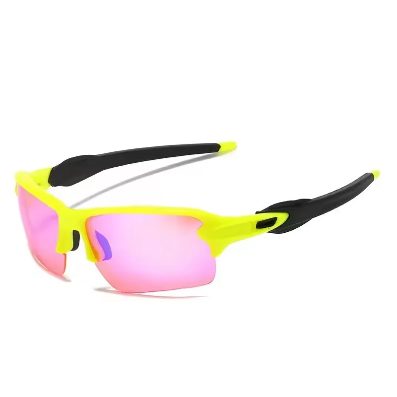 New Polarized Bicycle Glasses Half Frame Outdoor Colorful Real Film Sport Gafas De Sol Deportivas Dirt Bike Sunglasses