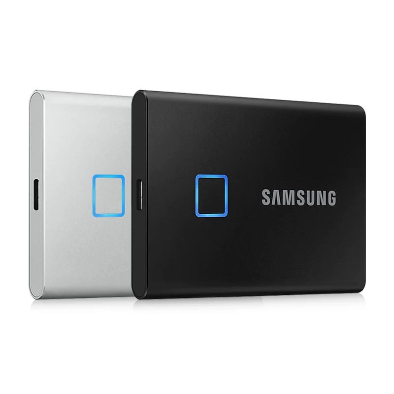
Samsung T7 Touch SSD 500GB 1TB 2TB Fingerprint Recognition Unlock Type-C USB3.1 Portable Interface Solid State Drive for Laptop 