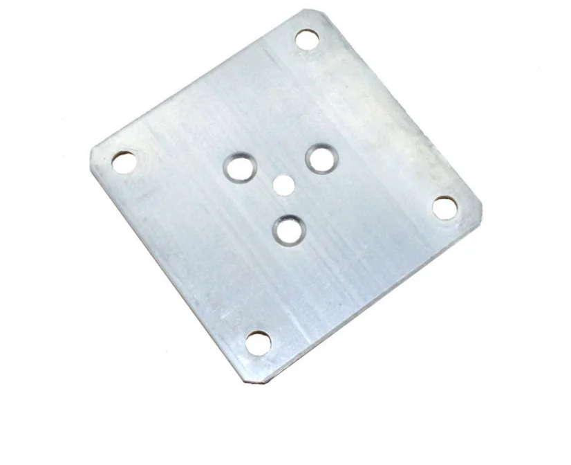 Hot Sale  Wholesale Cheap Round Iron Steel Restaurant Desk Feet Ramp Plate Furniture Metal Parts