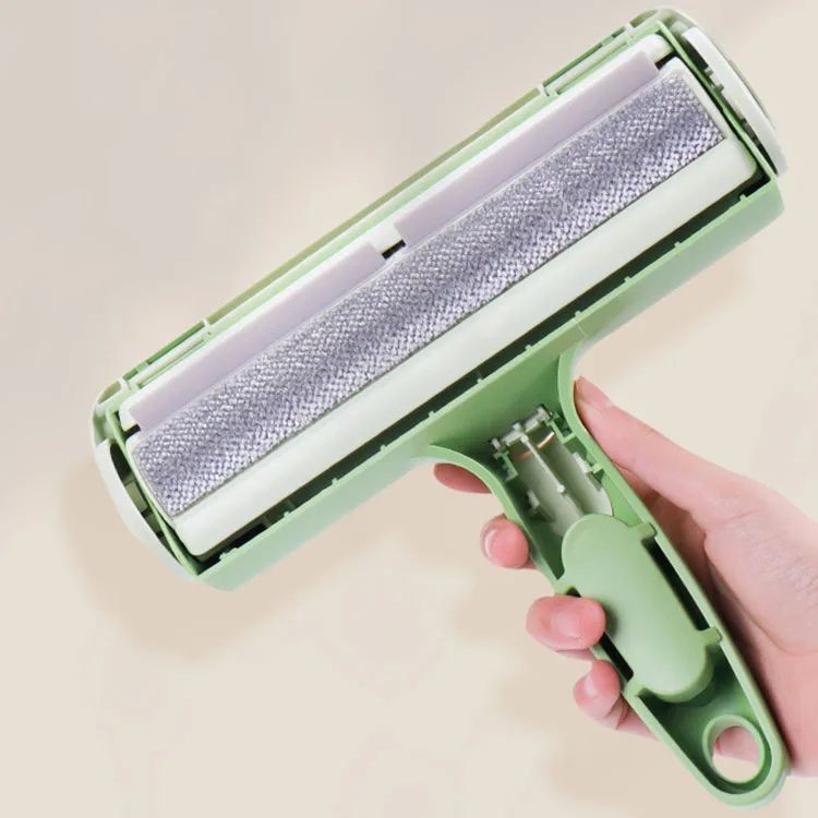 Frog Pet Hair Remover Sofa Clothes Lint Cleaning Brush Reusable Dog Cat Fur Roller