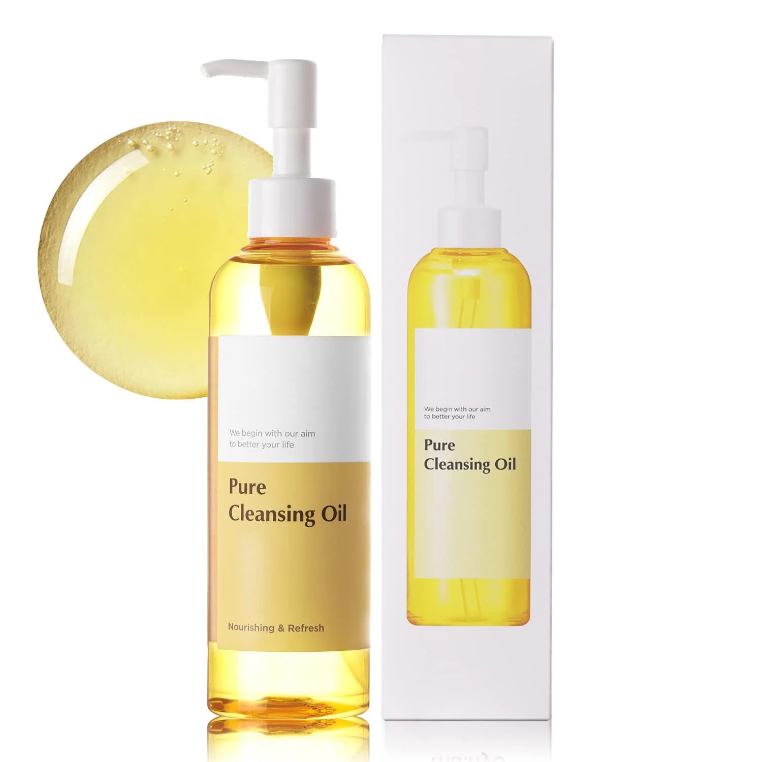 Store MANYO FACTORY Pure Cleansing Oil 200ml- Made in Korea Low pH Low Irritation Facial Cleanser Blackhead Whitehead Removal