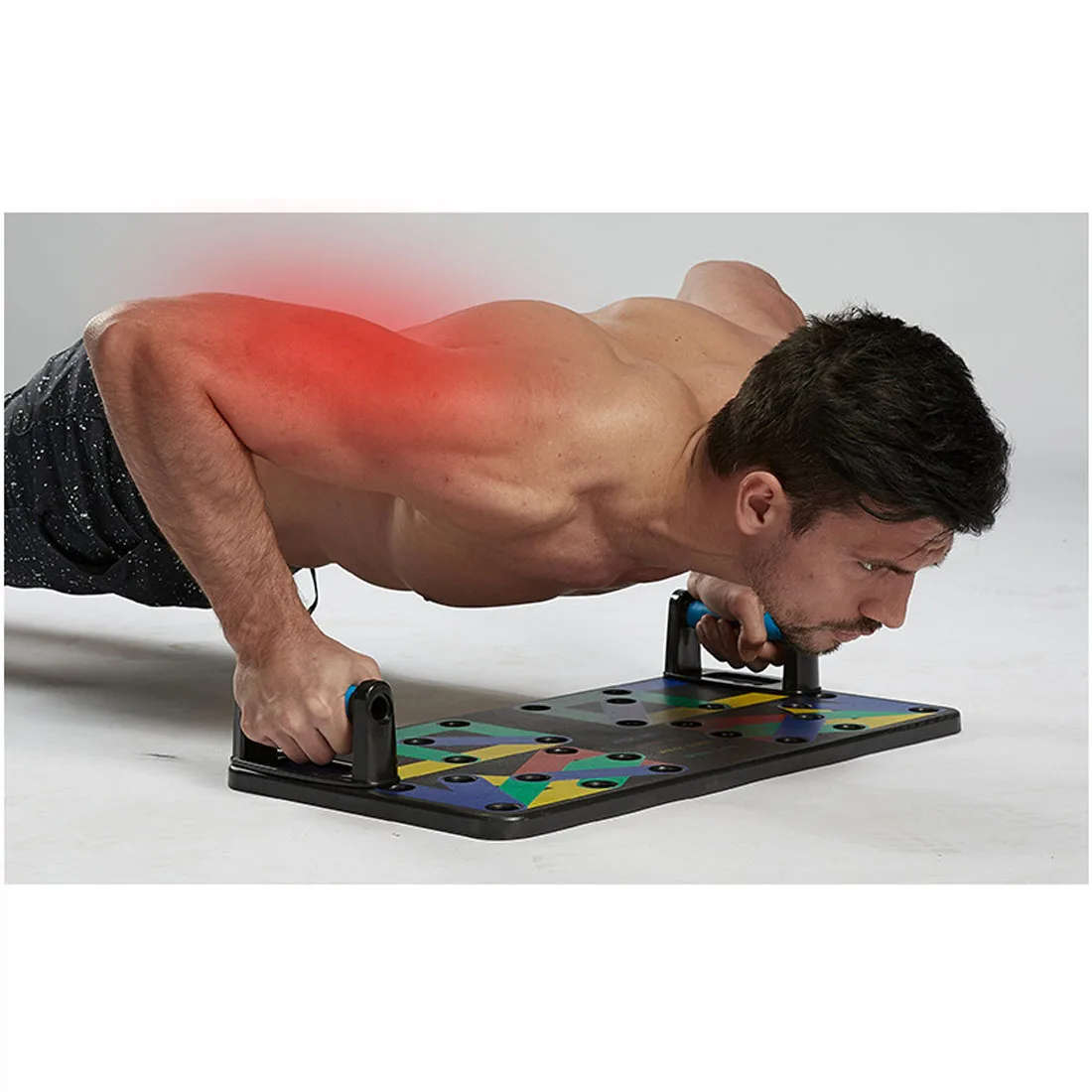 Multifunctional Push Up Support Plate of Workout Equipment in Square Shape Push Up Stand of Pectoral Training Push Up Bar