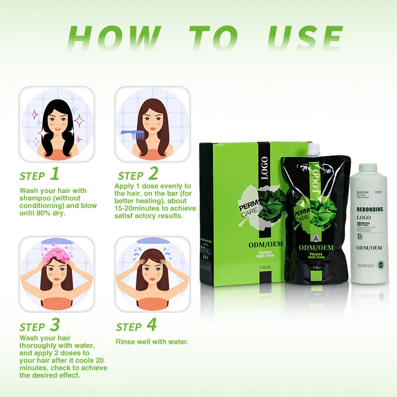 Diwei Hair Relaxer Hair Straightening Cream Wholesale Hair Care Cream Magic Natural 3 in 1 Color Cream