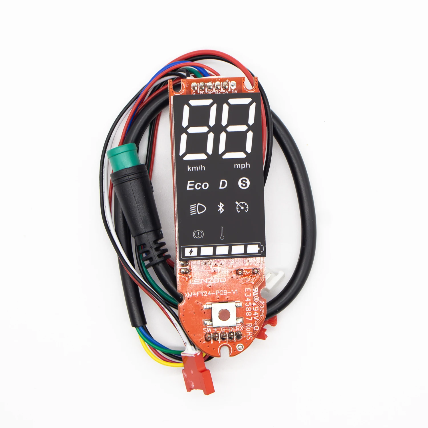 Lenzod xiaomi electric scooters display 12v bluetooth cheap price electric scooters accessories with display