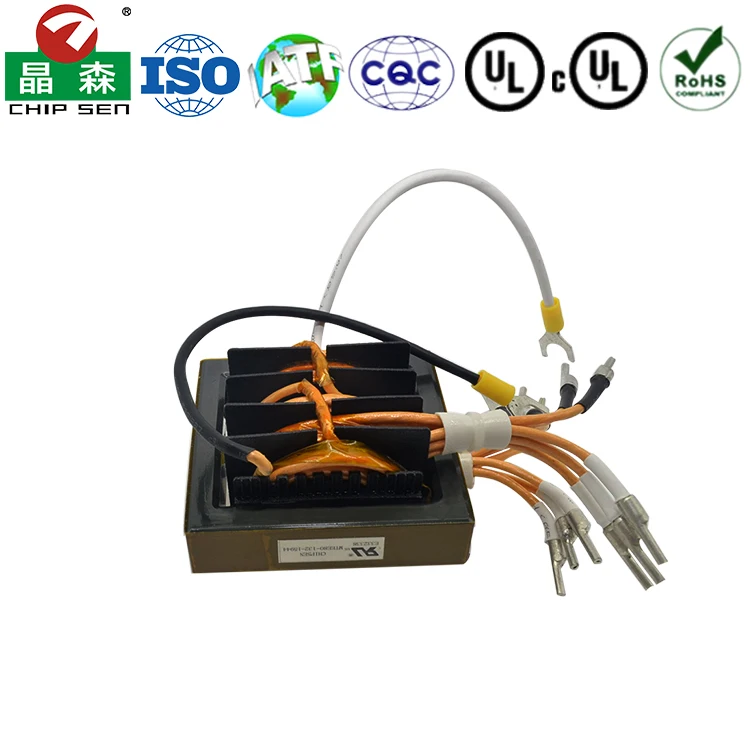 Ferrite core ignition small led step up 12v to 220v  EE80 flyback smps ozone single phase  electric high frequency transformer