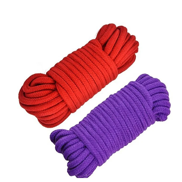 Erotic Fetish Rope Toys Hot Sex Toy Bundle Drag Rope Sexy Bondage 10 Meter Cotton Rope Binding Restraints for Female SM