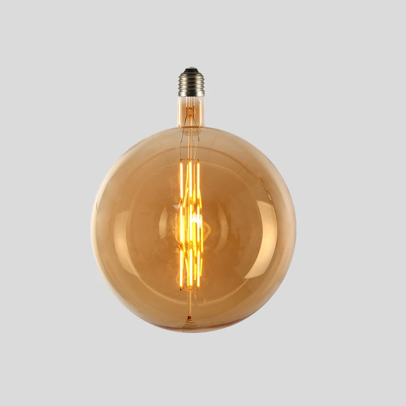 Decorative G200 8W LED filament bubble energy saving retro art decoration chandelier hotel atmosphere  high lumen glass led bulb