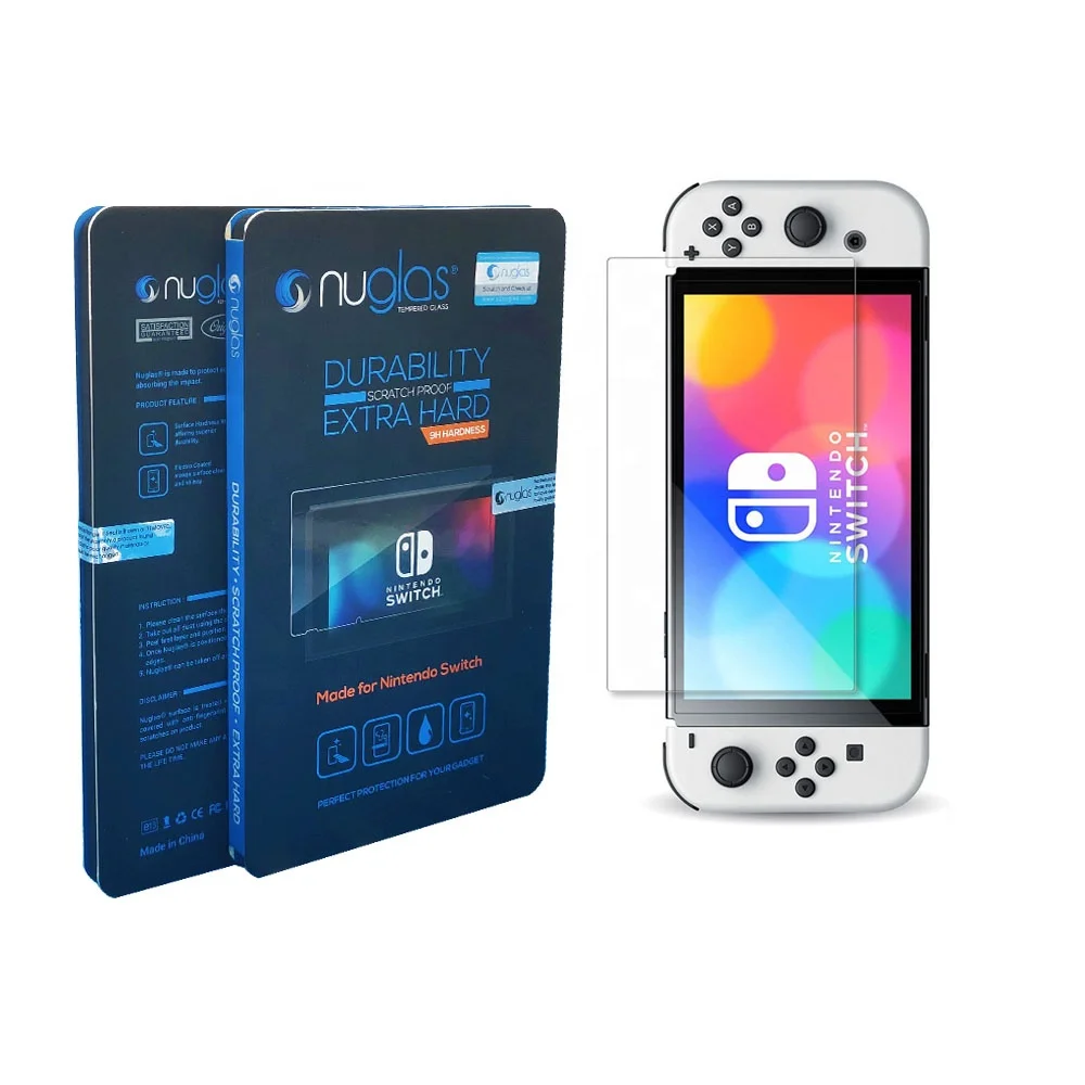 1 упаковка, защита экрана из закаленного стекла 2.5D для Nintendo Switch OLED