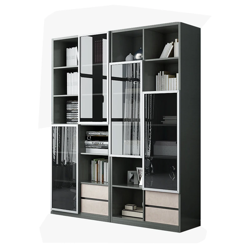 Современный дизайн мебель шкаф для хранения с ящиком деревянная шкафы для хранения шкаф офисное оборудование (UL-20N0510)