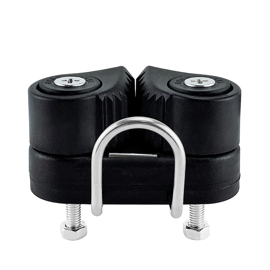 Composite 2 Row Matic Ball Bearing Cam Cleat with leading Ring Pilates Equipment     Boat Fast Entry Rope Wire Fairlead Sailing
