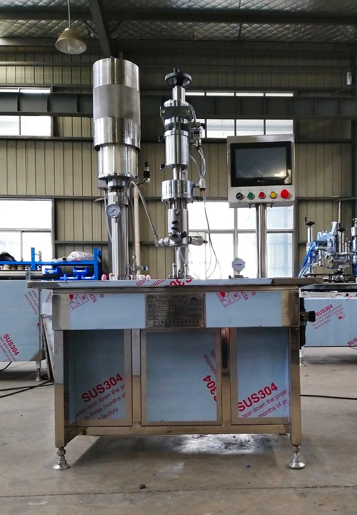 Refrigerant Gas 134a Filling Machine Refrigerant Freon 500-900cans/h 700BPH Stainless Steel 304/316