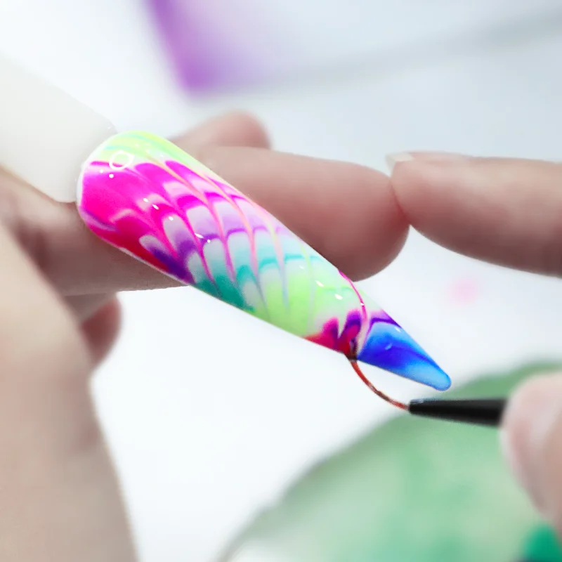 Unigel Blossom Gel Nail Polish Art Marble Watercolor Ink Nails Blooming UV Gel Nail Beauty 15ml Acceptable Sample+oem+odm 60PCS