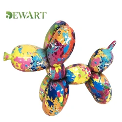 Balloon Dog Sculpture Figure Box Art Statue Style for Home Decoration Jeff Koons Resin Polyresin Europe Western OEM Customized