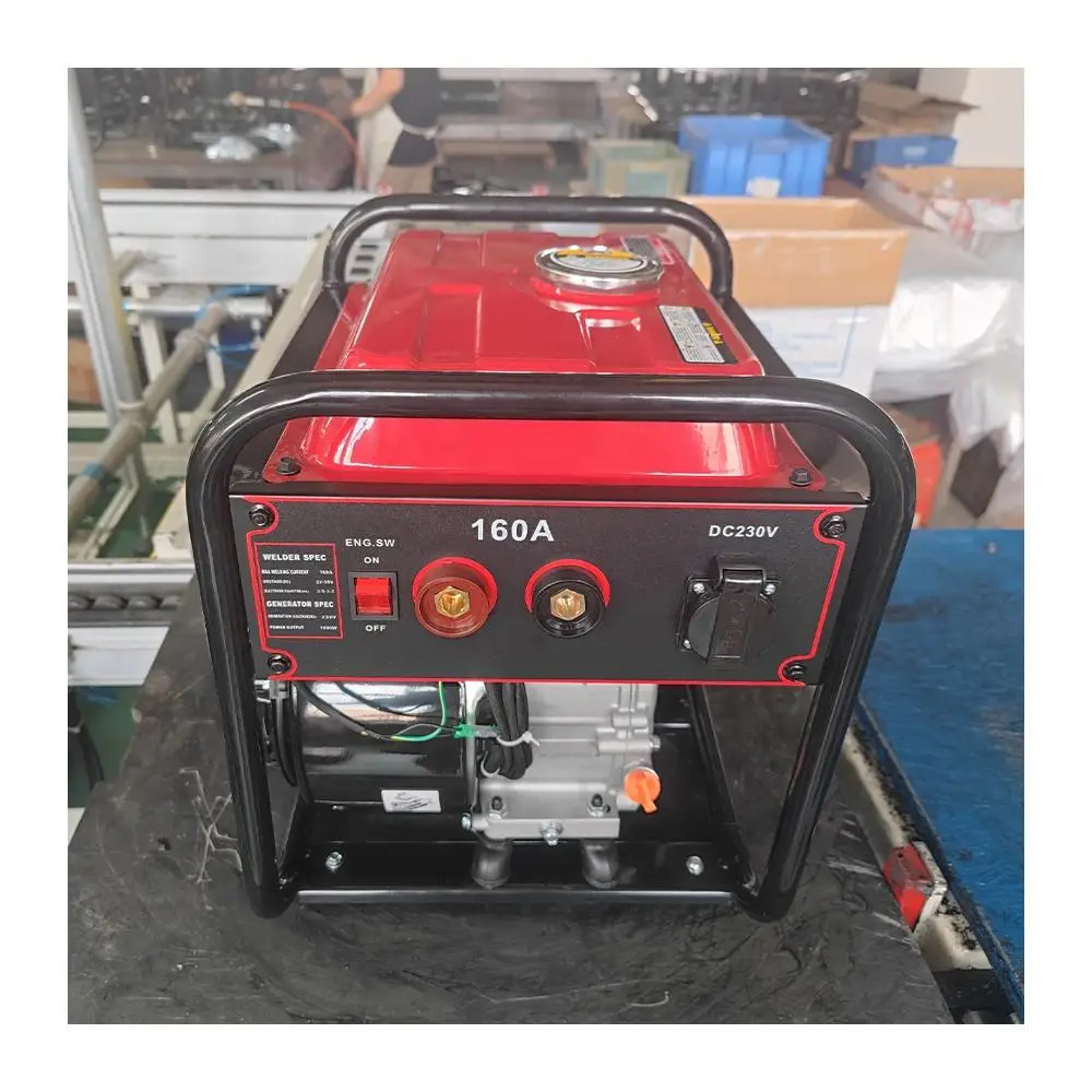 Portable Small Gasoline 1KW DC Inverter Welding Machine/ 160A ARC 220V Manual Petrol Welding Generator For Sale