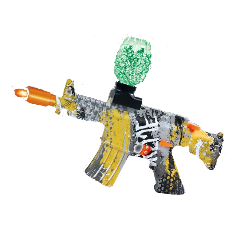 Glow Gel Gun Automatic Splatter Ball Blaster with Glow in The Dark for Outdoor