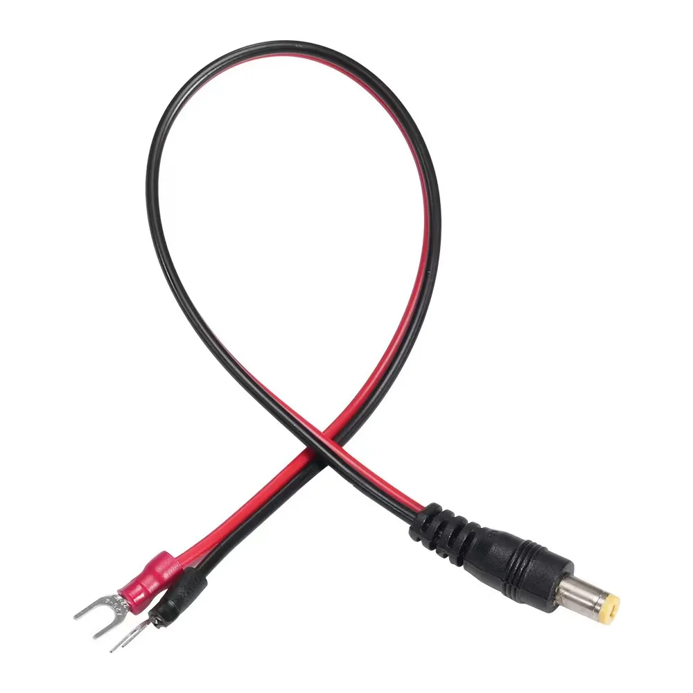 Customized Wire Harness 5.5x2.1mm Male DC Barrel Jack to JST u type   Connector Cable