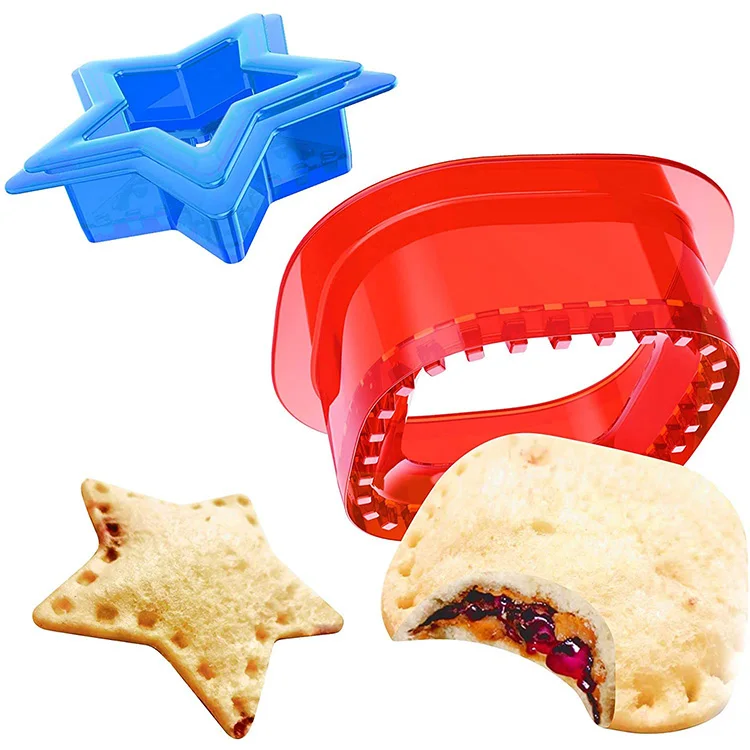 Top Fashion Set 2022 Round Square Shape Bento Accessory For Kid Sandwich Cutter And Sealer