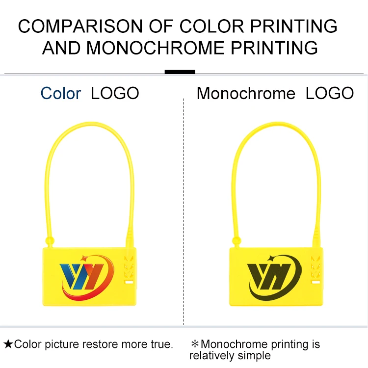 
Factory product embossed with trademarks used in plastic seals for garments 