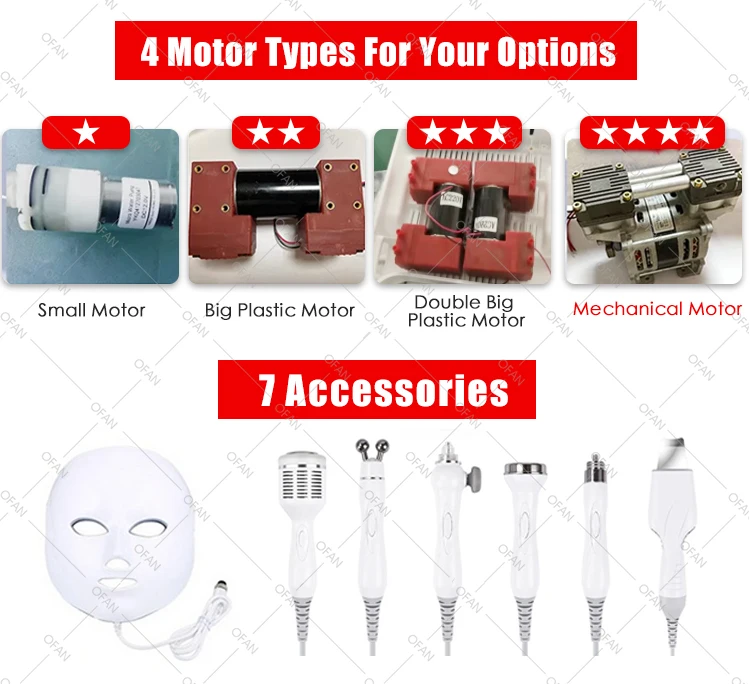 wholesale Multi-Function Beauty Equipment Facial Hydrodermabrasion Peeling Microdermabrasion facial spa machine