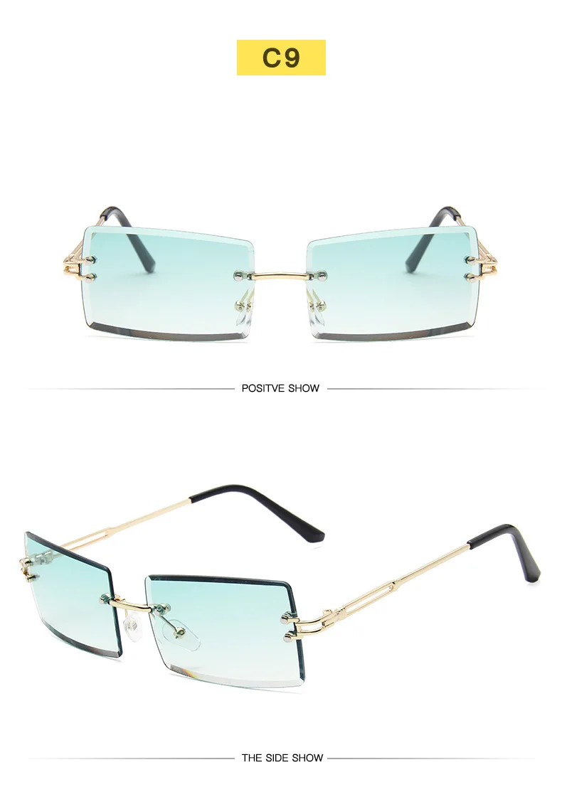 2021 fashion sunglasses anti-blue light flat mirror men and women Vintage Retro Hip Hop Style Sun Glasses