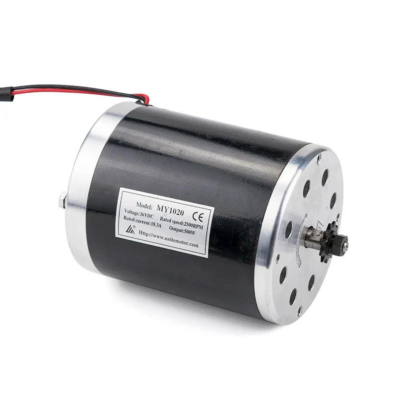 Electric Brushed Motor Conversion Kit 24V- 48V 500W 1000W DC Motor Controller Throttle for DIY Electric Scooter E Bike Go-kart