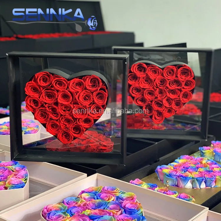 Luxury Gold Preserved Rose Forever Rose Wedding Decoration Florist Supplier