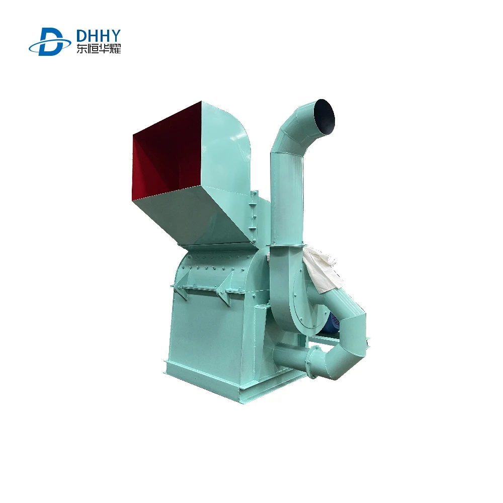 High capacity tree bark grinder coconut husk shredder wood waste shredder for wood scrap