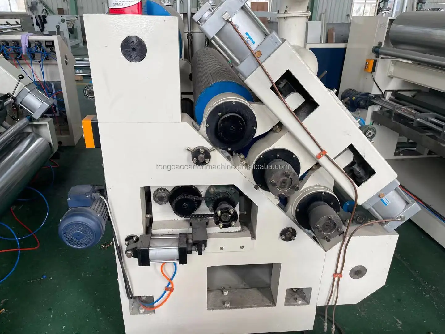 SF Manufacture Single Facer E Flute Corrugation Corrugated Cardboard Maker Machine Price