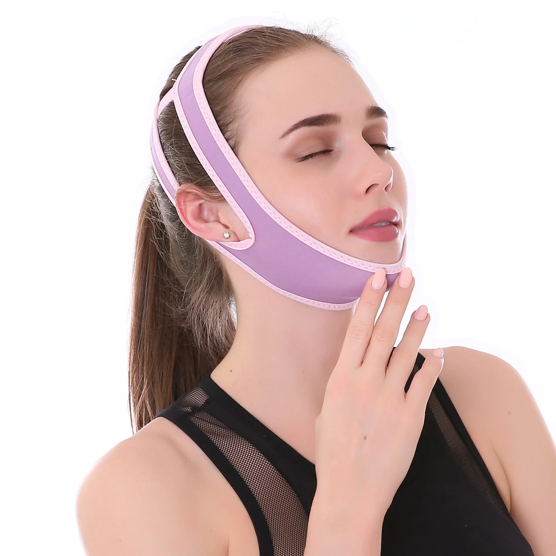 Sleep deep Snoring Chin Strap Solution for Mouth Breathing Jaw Anti Chin Strap Support
