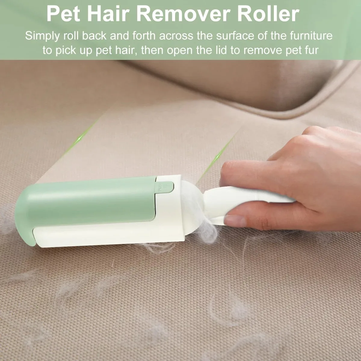 New Design Best Sellers Clothes Electrostatic Multi-purpose Double-sided Brush Pet Hair Remover Self-Cleaning Lint Roller