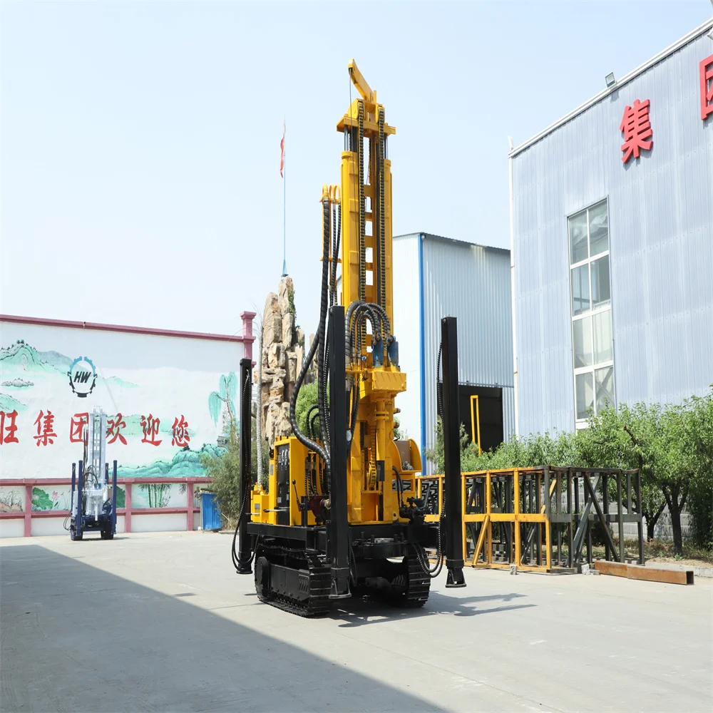 200M/300M/600M Drilling Depth Borehole DTH Water Well Drilling Rig Machines Drilling percussion core water well drilling rig