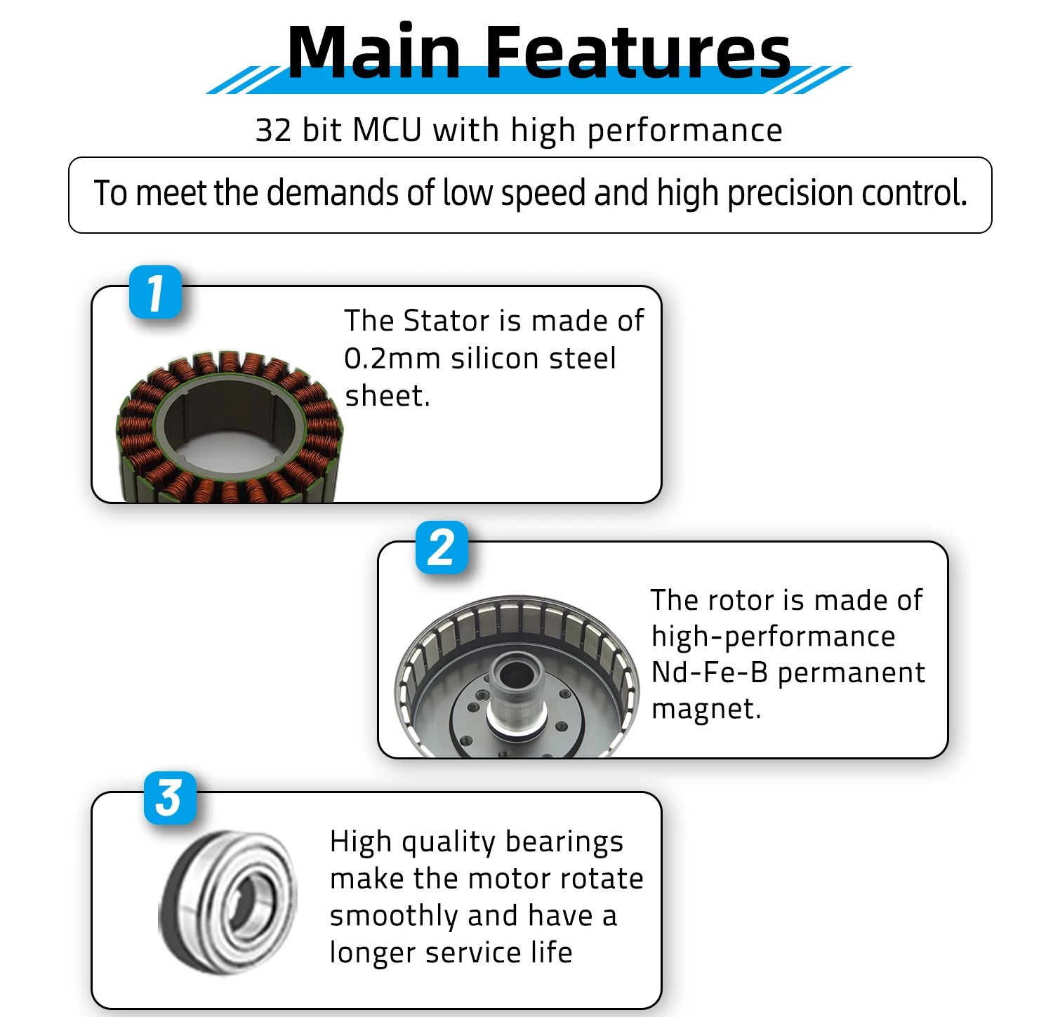 MS7025V3(RMD-S-7025) 24V 1.3N.m micro DC brushless servo motor for 3-axis handheld gimbal clamping jaw turntable