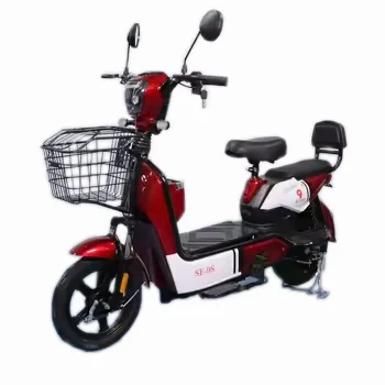 Two Wheels Bicycle 48v 350w E-bike Cheap Electric Motor Scooter Low Step Electric Bike For 2 Person made in China