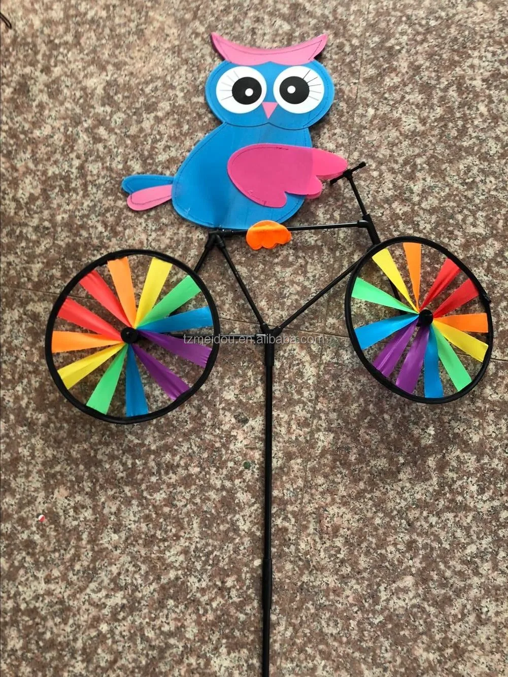 Owl cartoon windmill pinwheel for kids