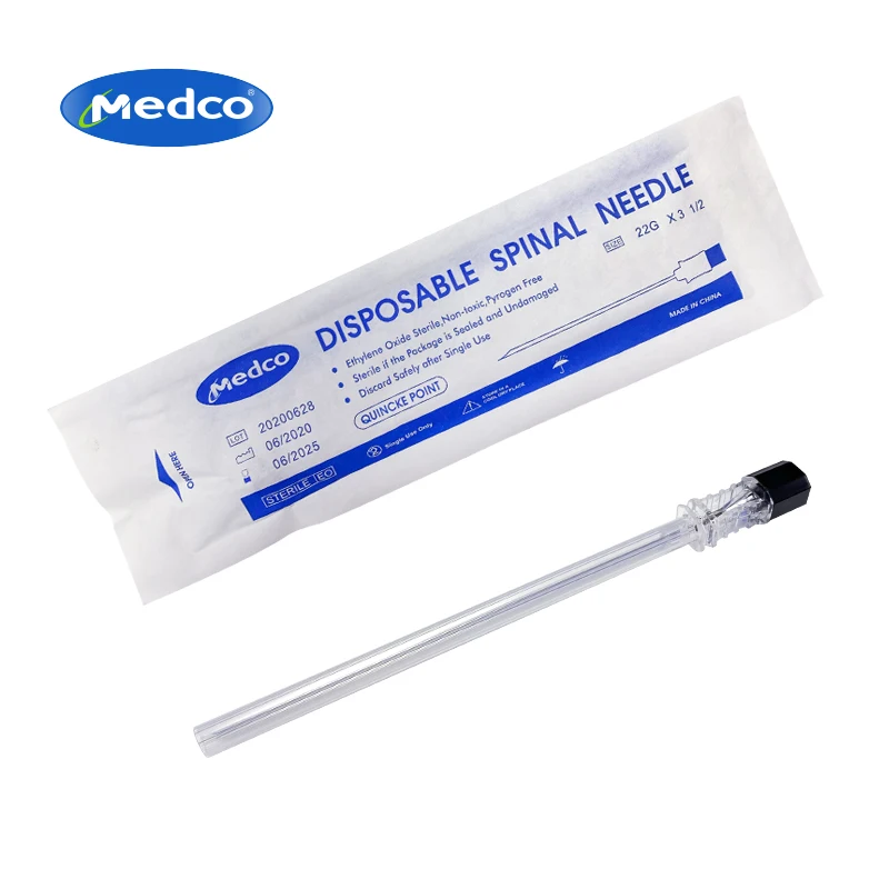 16 G-27 G Disposable Spinal anesthesia needle  for lumbar puncture