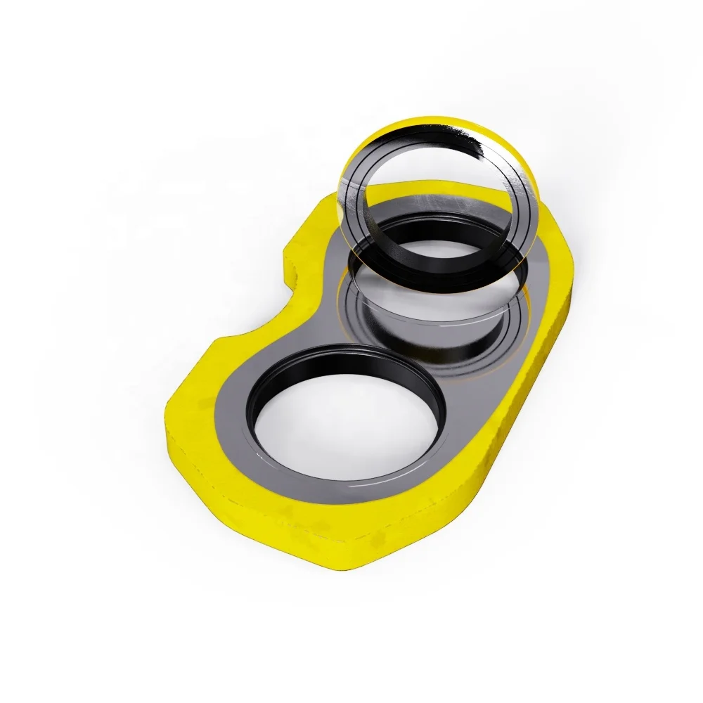 Carbide spectacle wear plate putzmeister dn230 wear plate and cutting ring schwing dn200 concrete pump wear plate