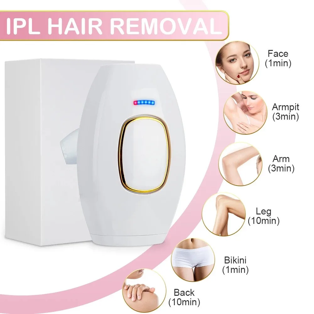 New Permanent Hair Removal IPL Hair Removal Technology OEM LOGO For Home Use Best Handheld IPL Hair Removal Upgraded Device