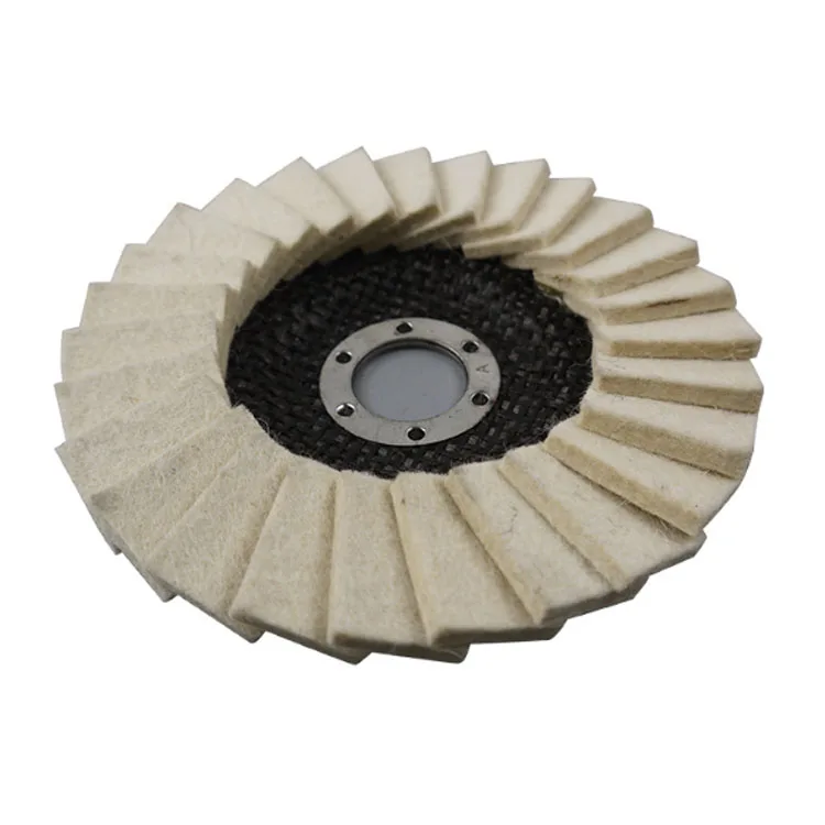 
Abrasive tools 115mm wool felt flap polishing disc 