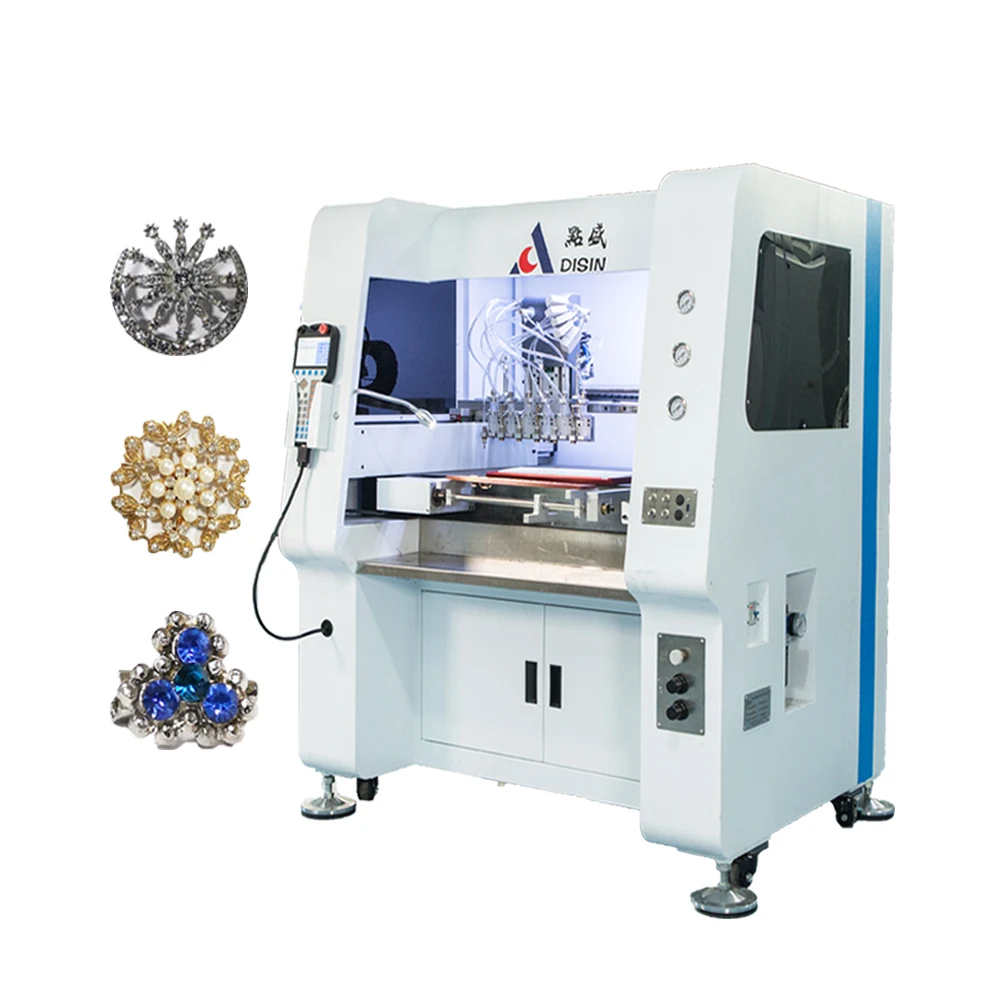 OEM Factory Automatic Hairpin Ornaments Diamond Dispensing Machine Rhinestones Machine