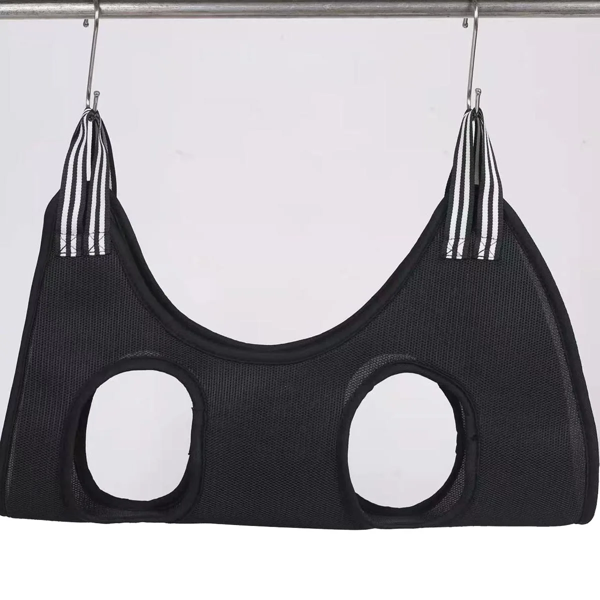 Dog Hanging Harness for Nail Trimming with Nail Clipper and Nail File for Claw Care, Grooming Hammock, Steel Comb, Hanging Strap