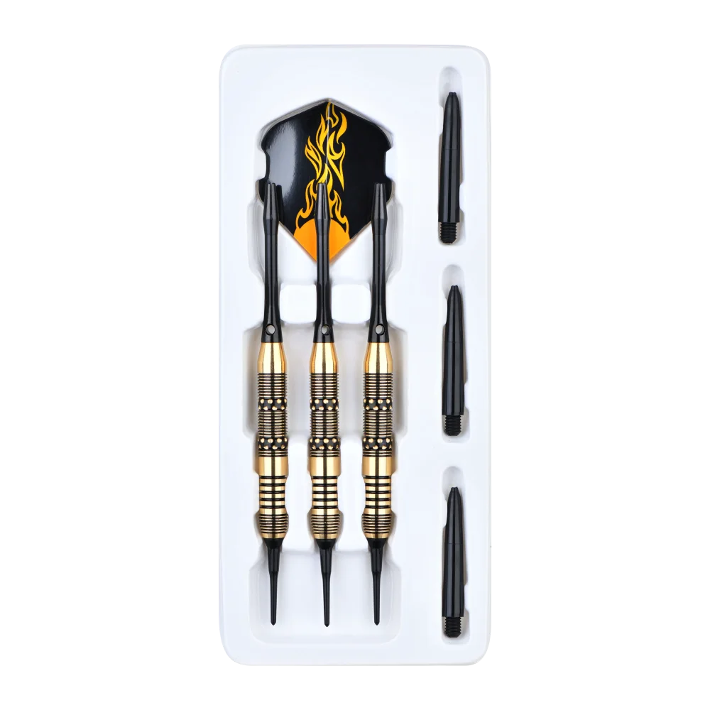 Popular Black Brass Softip Dart sets in Carry Case
