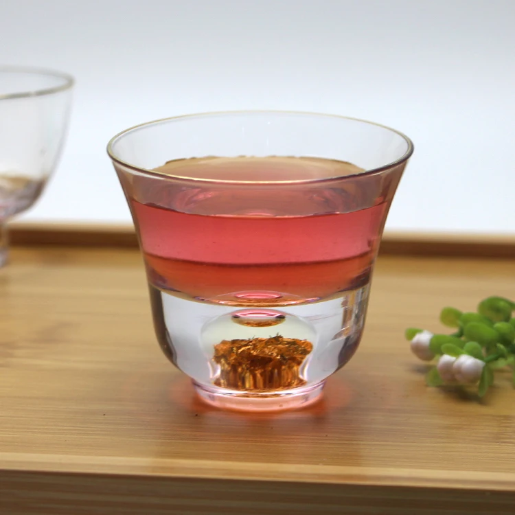 
New Japanese-style tree-shaped glass cup home Phnom Penh juice drink glass beer whiskey glass 