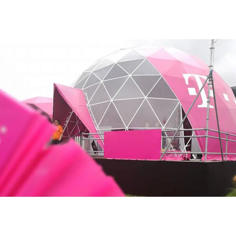 3m 4m 5m 6m South Africa 4 Man Prefab House Glamping Geodesic Dome Tent