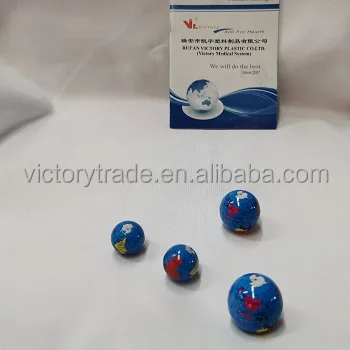 V-PCH06 Promotional Desktop Ornament Globe Shape Magnetic Paperclip Holder For School Office