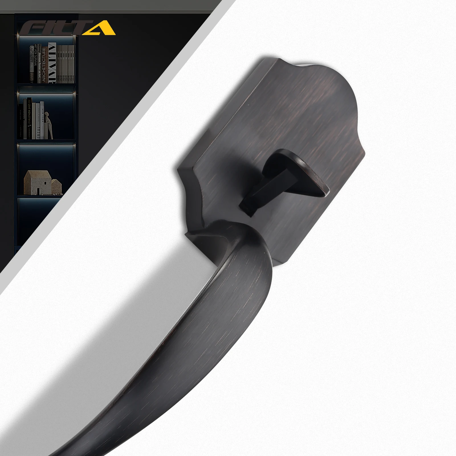 Filta Hot Selling European Style Oil Rubbed Bronze Front Door Grip Lock Deadbolt Lock Set  Keyed Entry Door Lock Set Wholesale