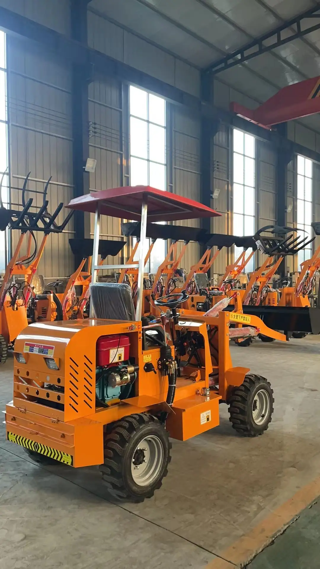 Mini Wheel Loader Construction 400kg Capacity Diesel 4x4 18HP Core Components including Motor Pump Gearbox PLC Available India