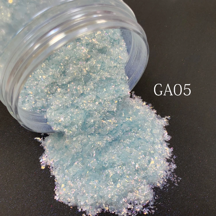 Nails DIY Glitter Flakes Powder Pigments 6 Colors Set Nail Pigment Powder Flakes