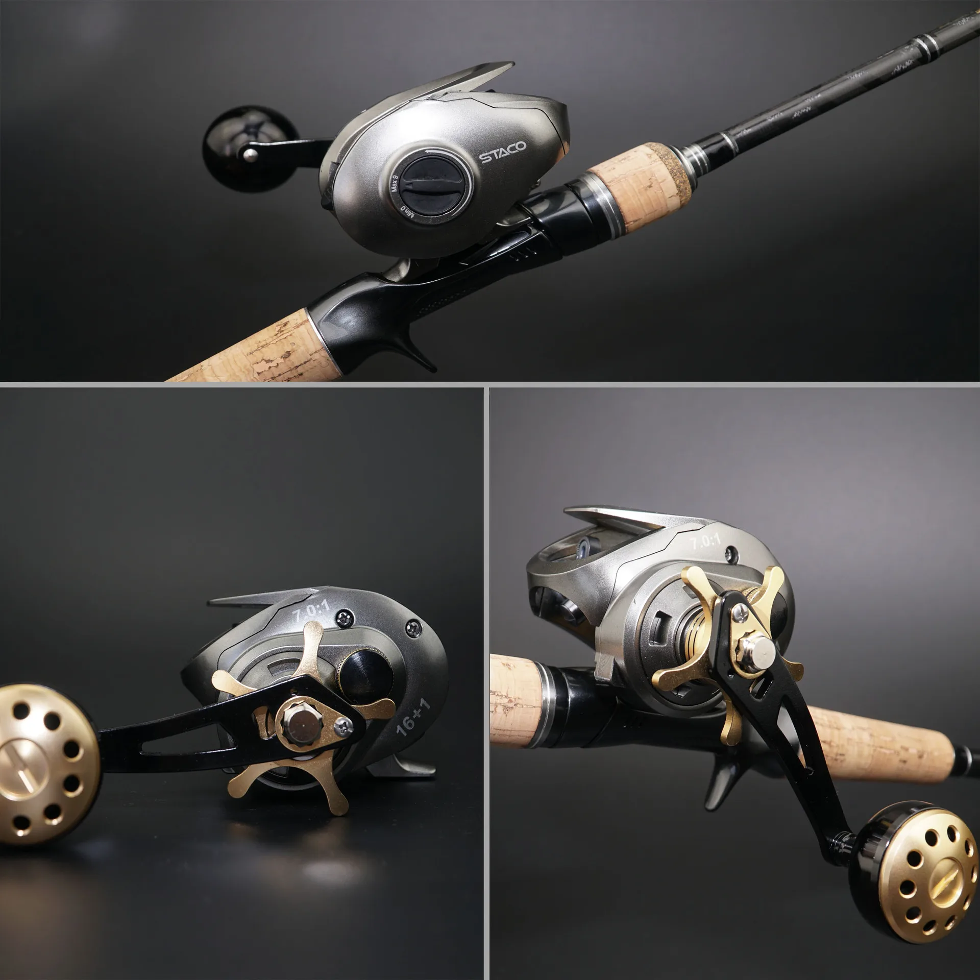 15KG Power Drag Full Metal Light Casting Fishing Reel Waterproof  Prevent Explosion Line Baitcasting Reel